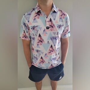 Bad Birdie Cali Men's Golf Polo Shirt